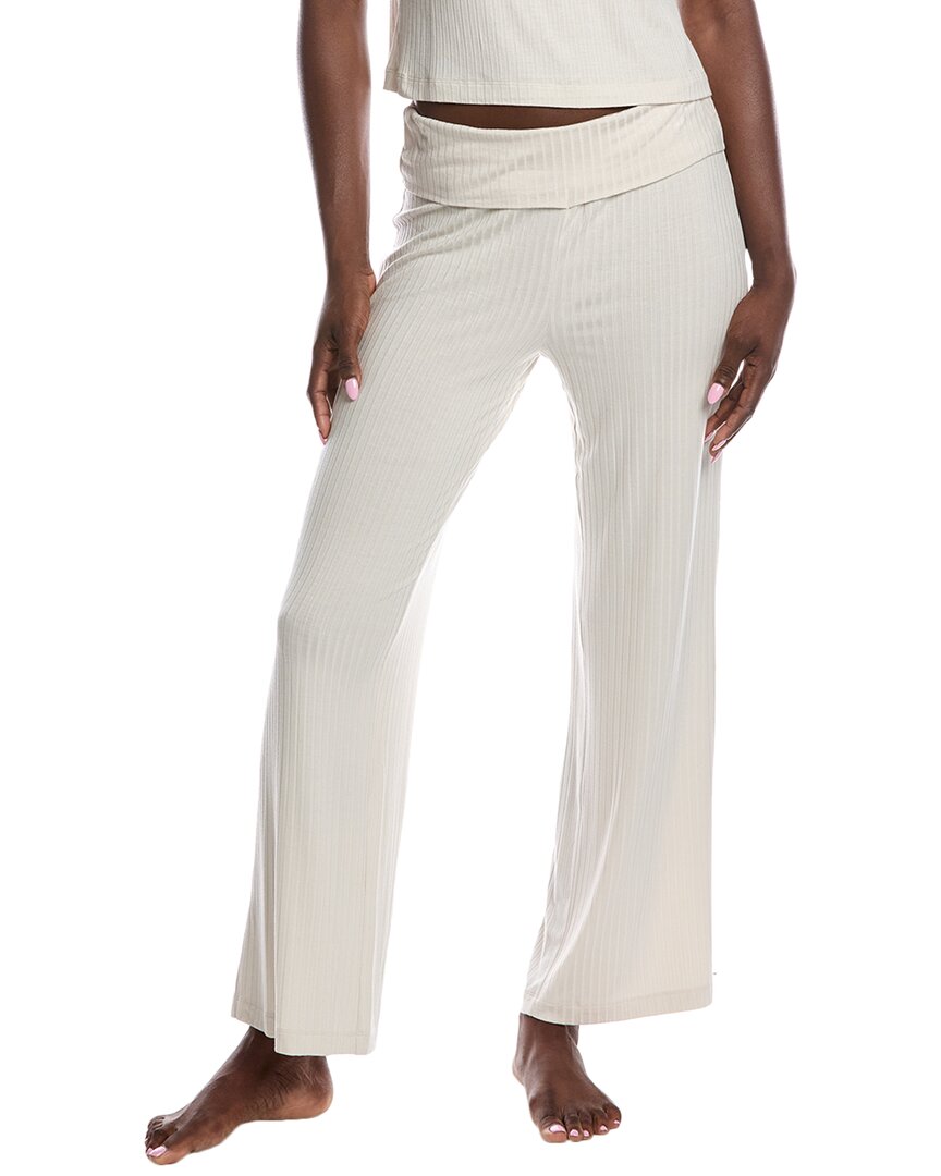 Natori Edit Skye Rib Pant In Sand