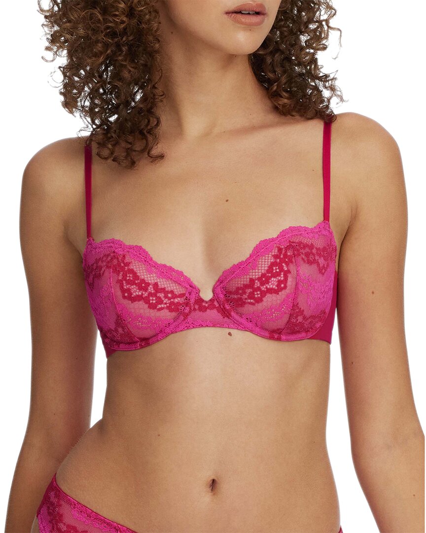 Skarlett Blue Impress Balconette Underwire Bra In Pink