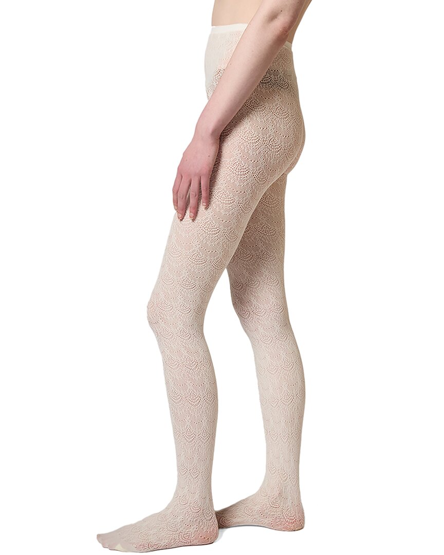 Stems Cable Knit Winter Tight In White