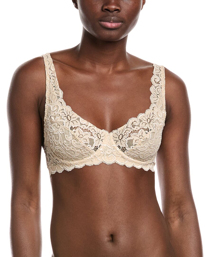 Hanro Luxury Moments Underwire Bra In Brown