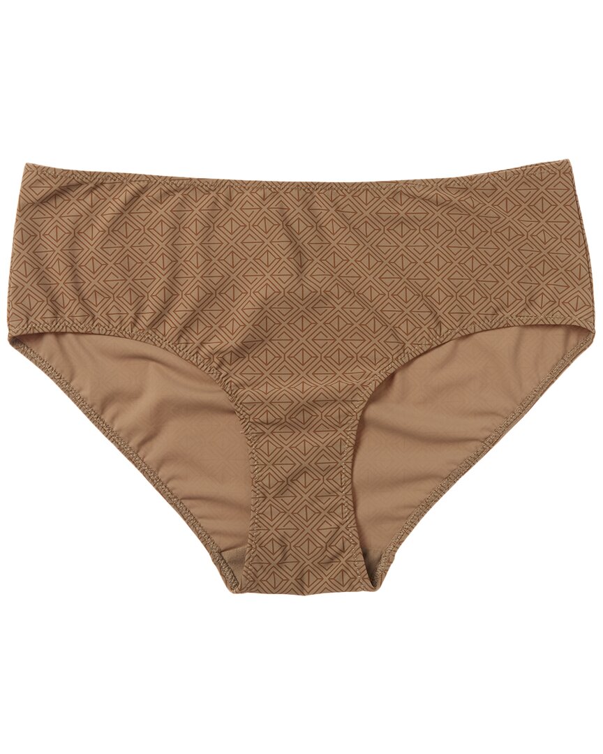 Hanro Quick Dry Full Brief In Brown
