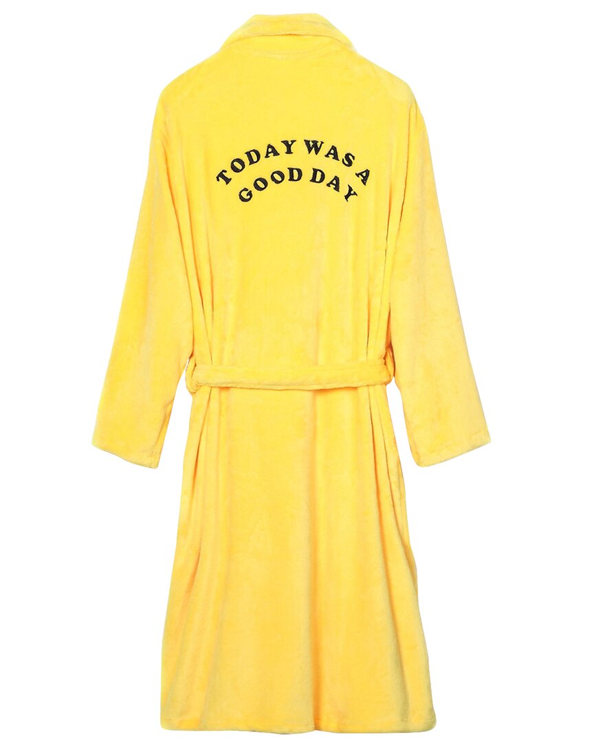 Cocus Pocus Today Was A Good Day Plush Robe In Yellow