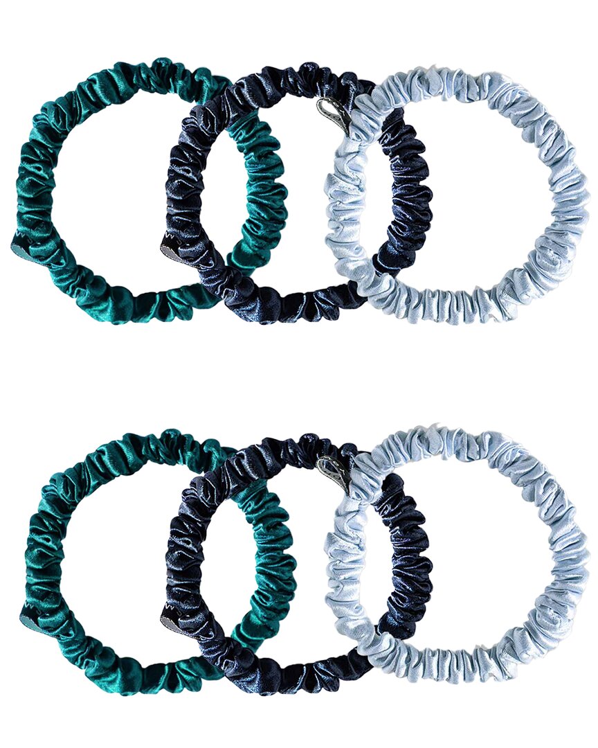 Drowsy 22 Momme Silk Skinny Scrunchie Set