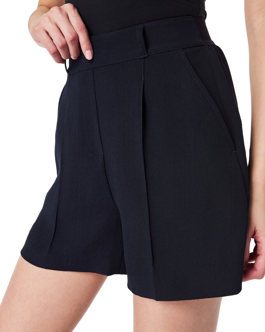 Spanx ® Carefree Crepe Trouser Short In Blue
