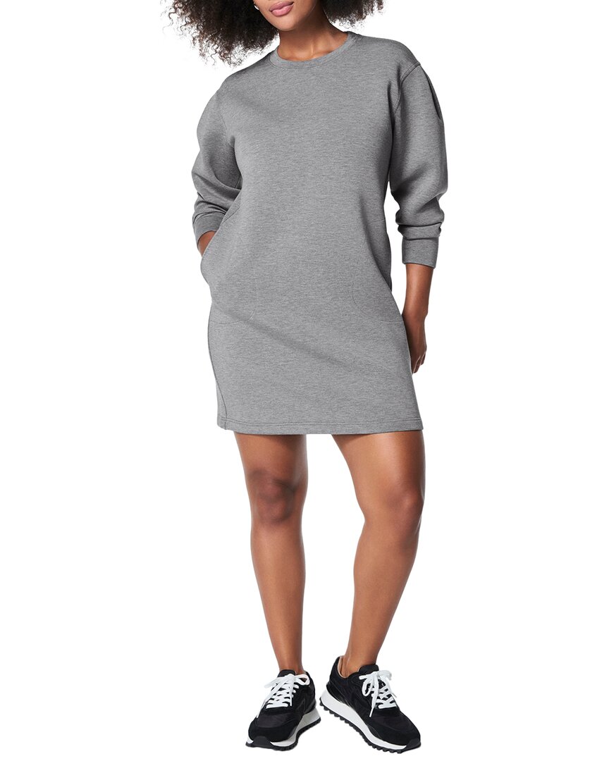 Spanx Airessentials Crew Neck Dress In Grey In Gray
