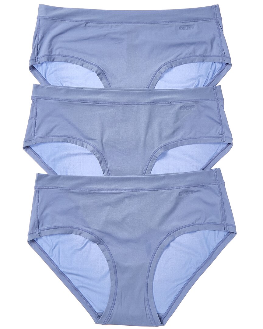Dkny 3pk Active Comfort Hipster In Blue