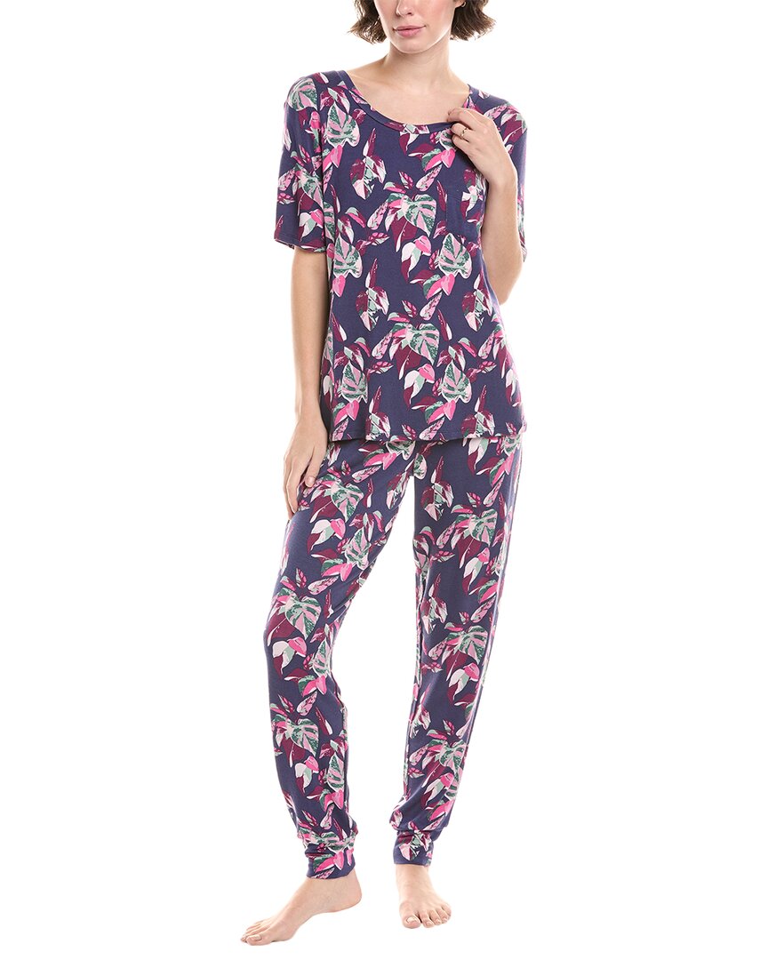 Honeydew 2pc Good Times Pajama Set In Purple