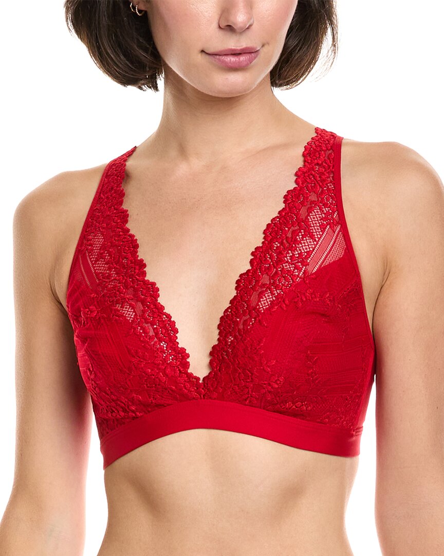 Wacoal Embrace Lace Softcup Bra In Red