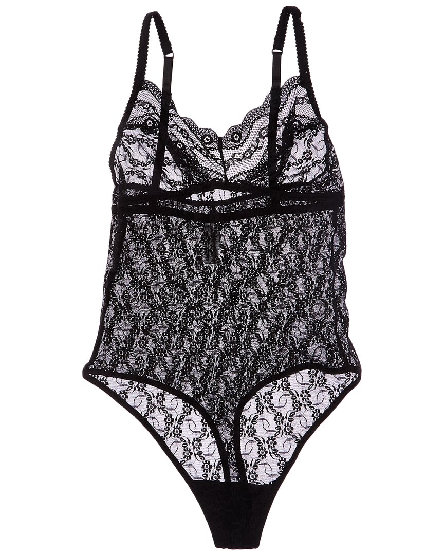 B.tempt'd By Wacoal Lace Kiss Bodysuit In Black