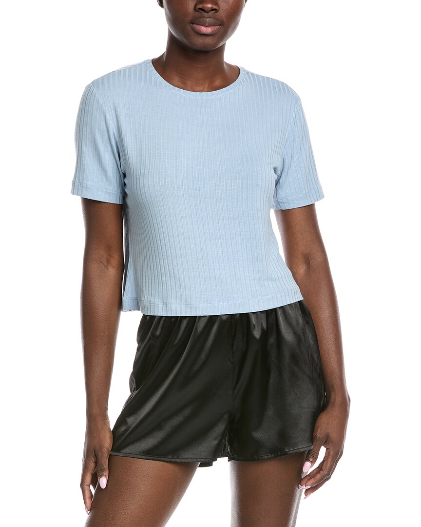Natori Edit Skye Rib Top In Blue