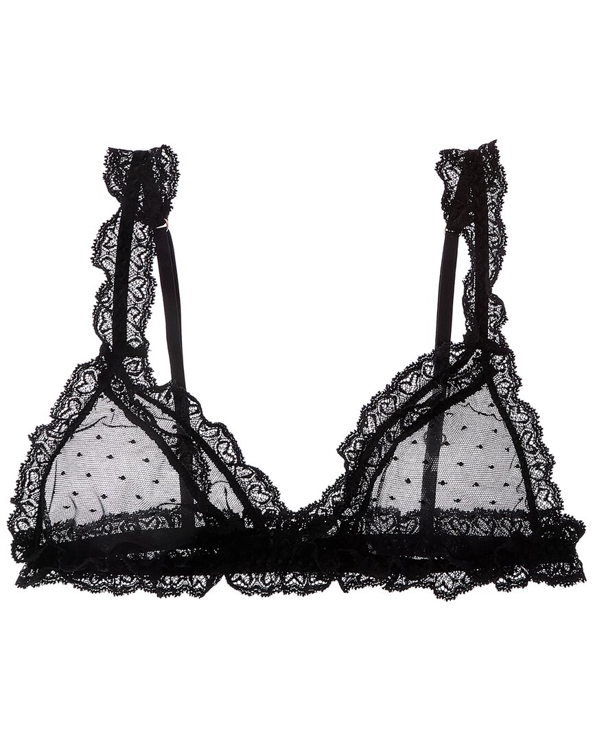Free People Heart To Heart Bralette In Black
