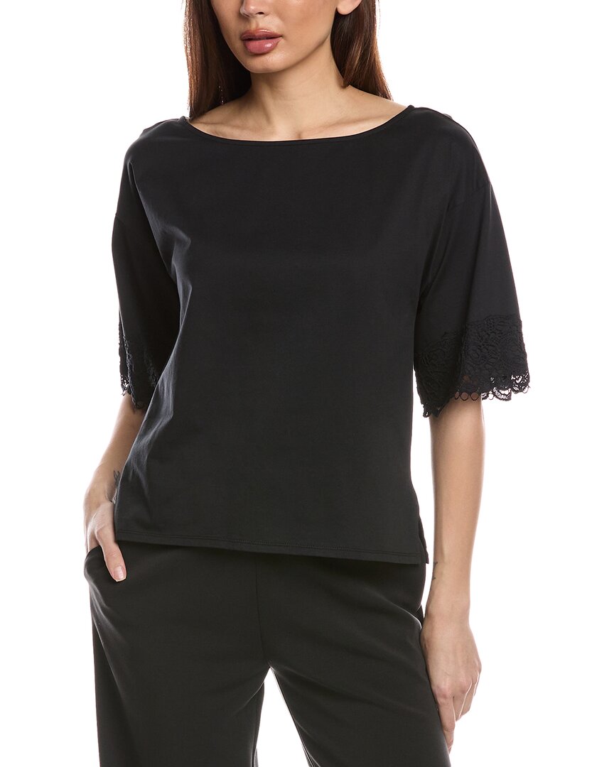 Natori Bliss Harmony T-shirt In Black