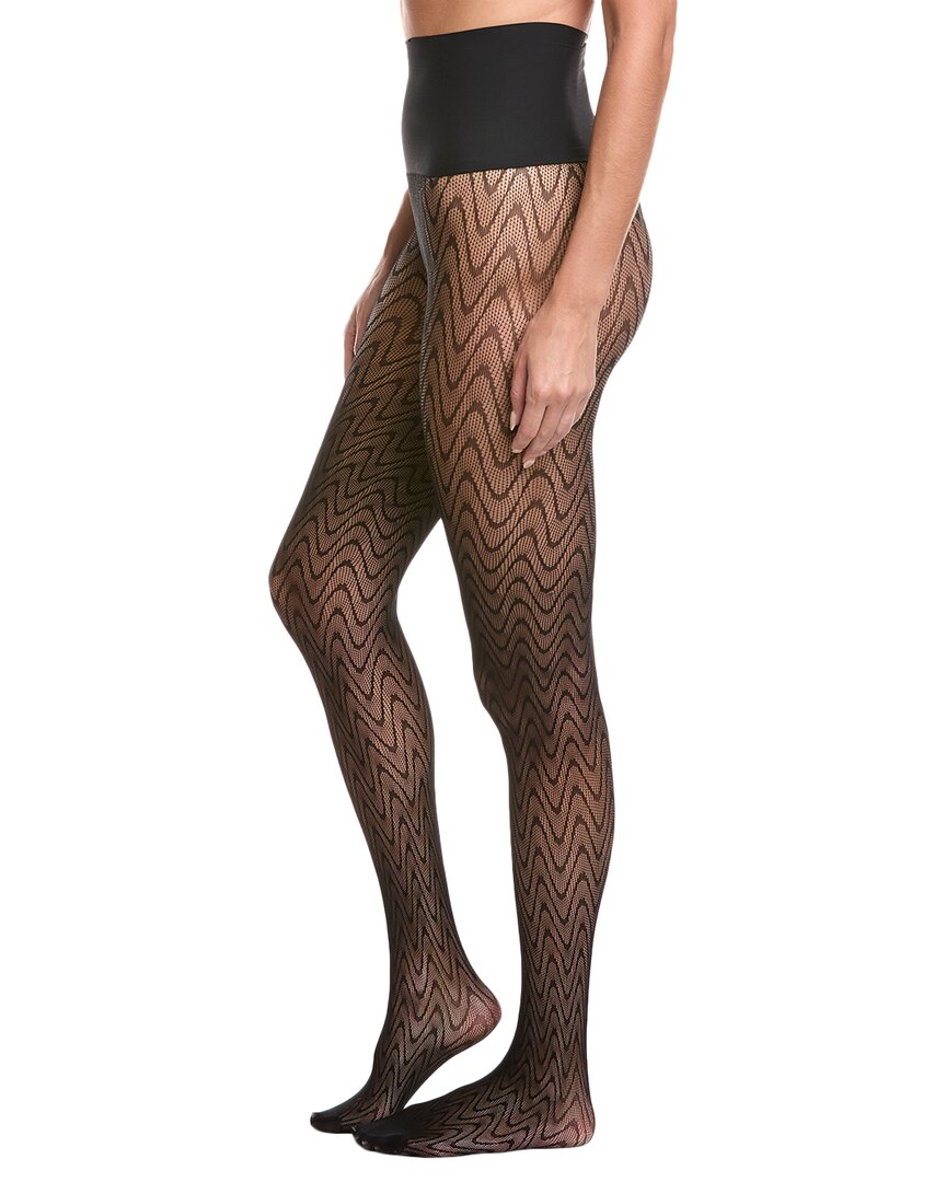 Commando ® Wavy Net Tights In Black