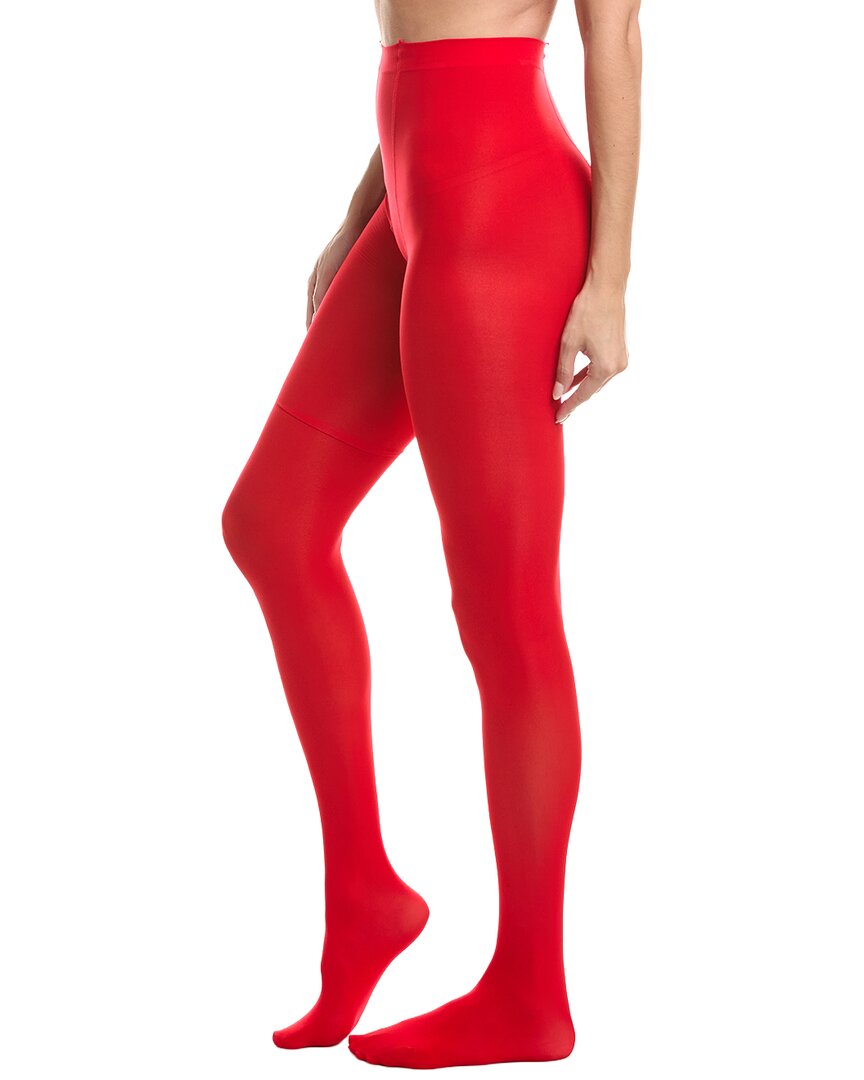 High Heel Jungle Cherry Luxe Tights In Red