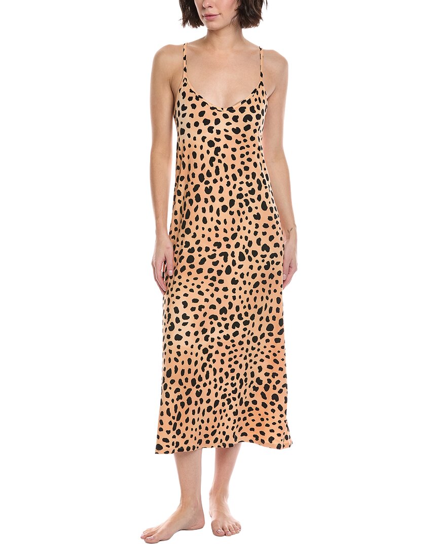 Room Service Maxi Chemise In Multi