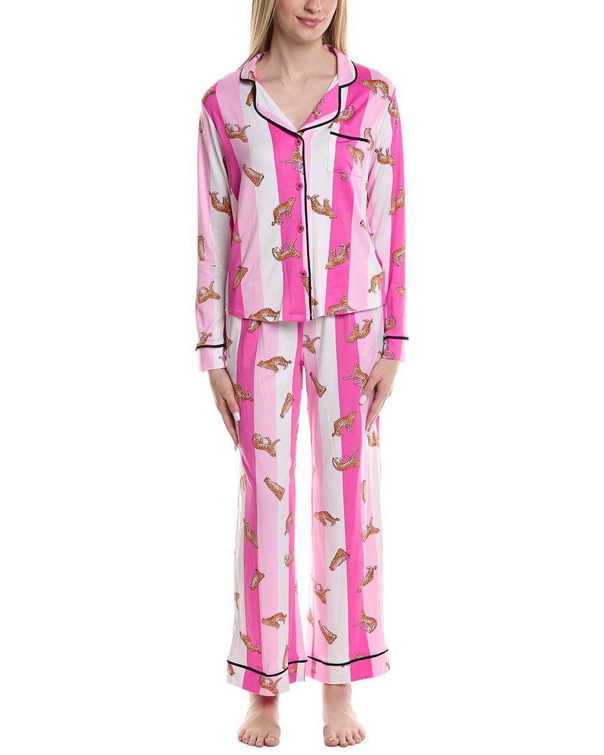 Room Service 2pc Charlotte Sleep Set In Pink