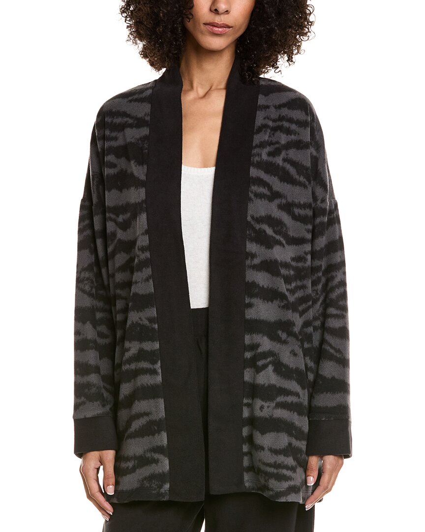 Dkny 2pc Cardigan & Pant Lounge Set In Black