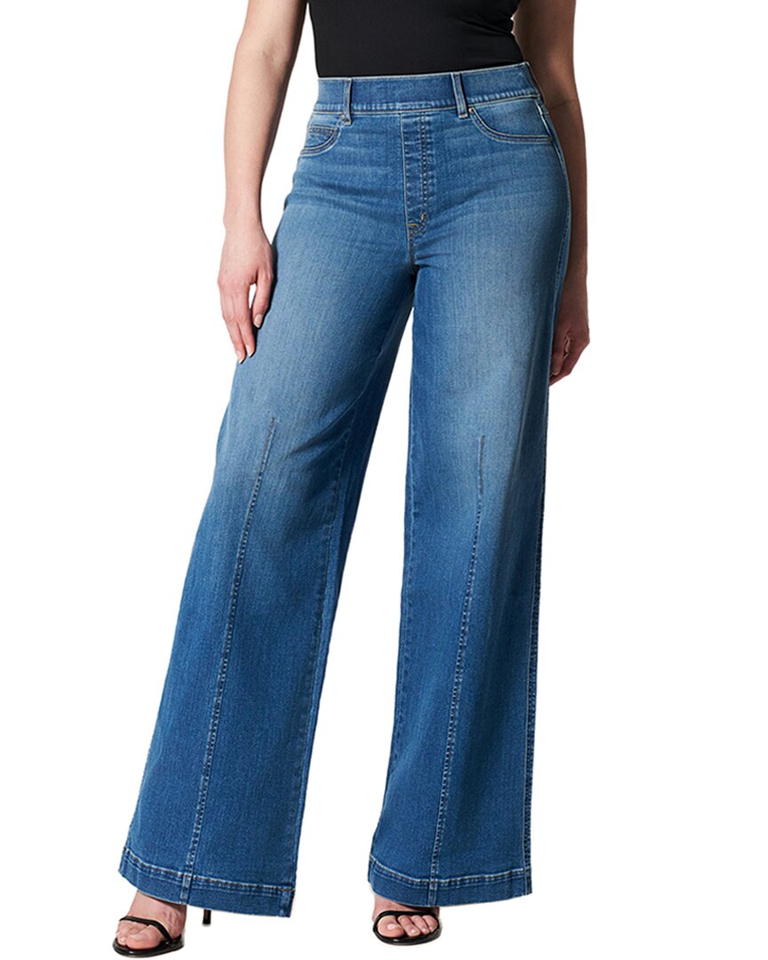 Spanx ® Shape™ Everywear Seamed-front Wide Leg Jean In Blue