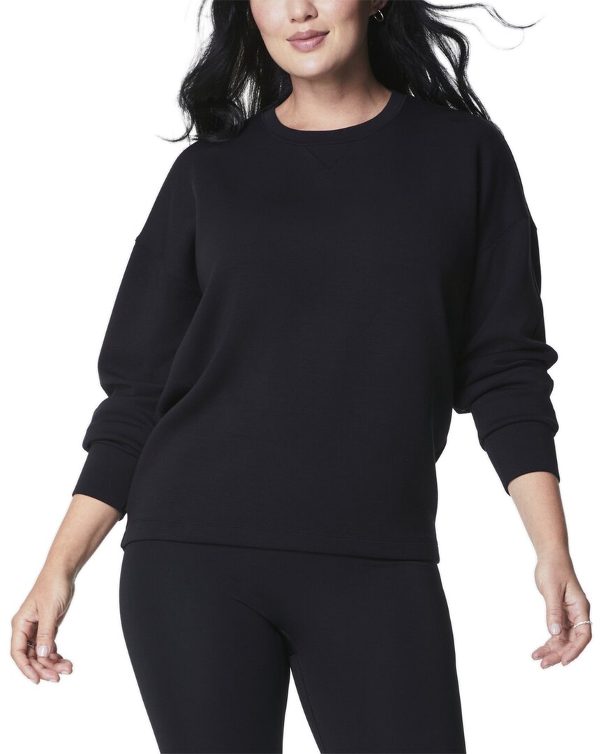Spanx Airessentials Long Crew In Black