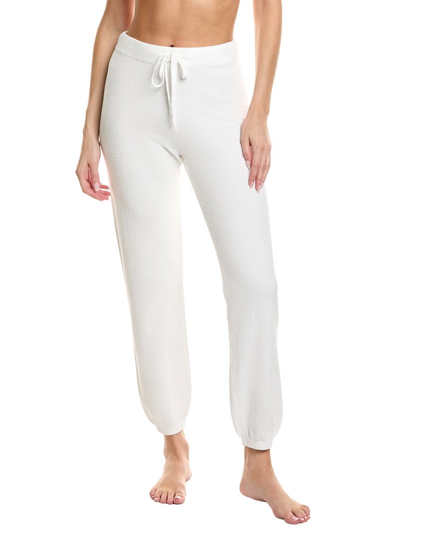 Barefoot Dreams Cozychic Ultra Lite Track Pant In White