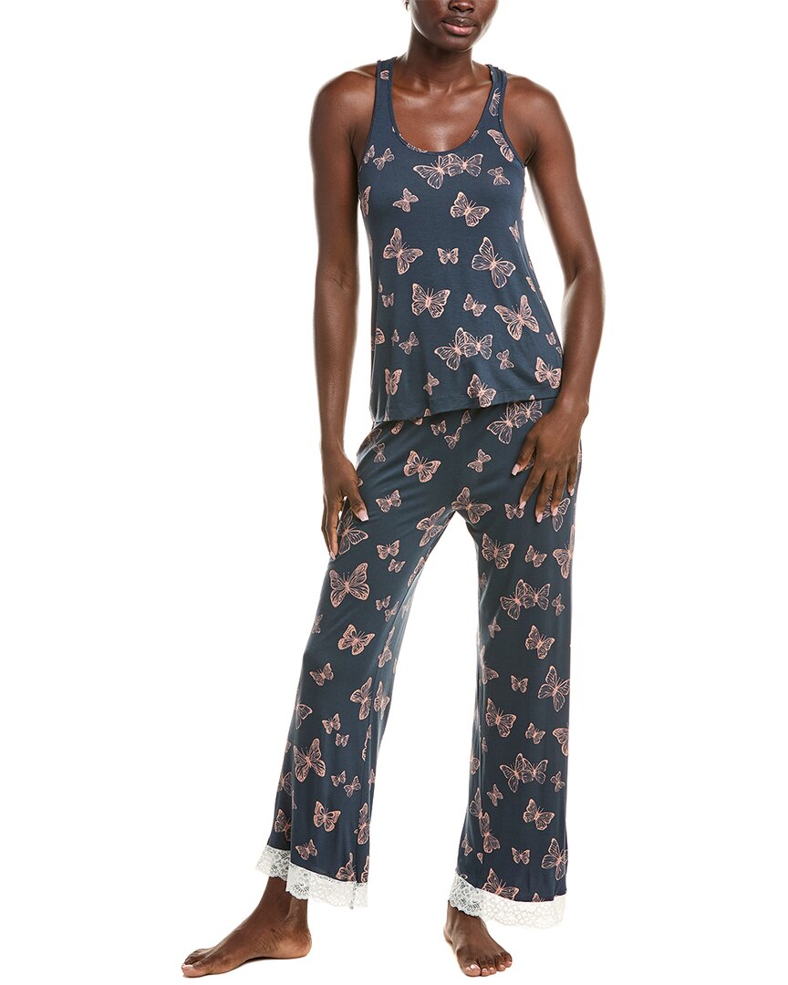 Honeydew 2pc Dream Team Pajama Pant Set In Blue