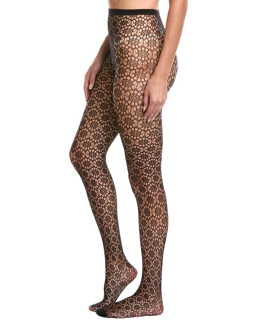 Emilio Cavallini Circle Lace Tight In Black
