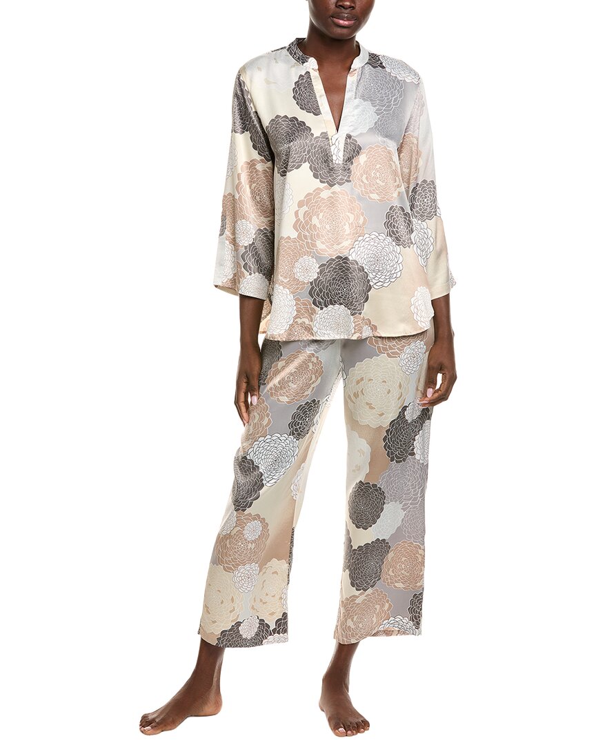 N Natori 2pc Botanic Melody Pant & Top Set In Multi