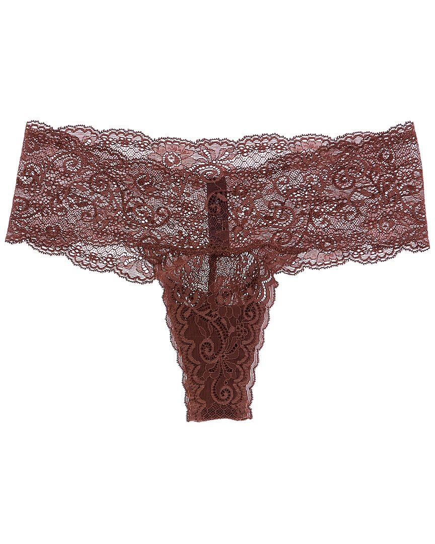 Journelle Sapna Mid-rise Thong In Brown