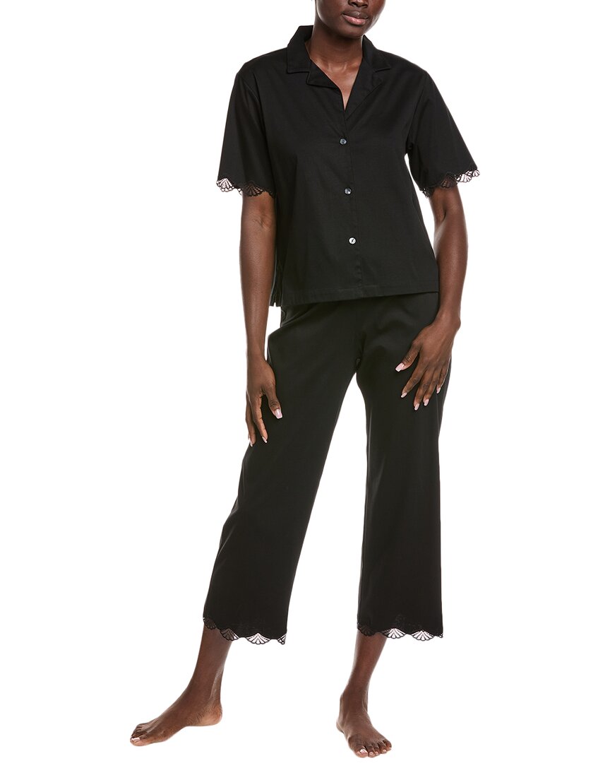 Natori 2pc Bliss Serenity Pajama Set In Black