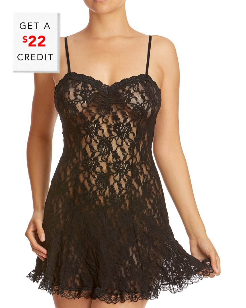 HANKY PANKY SIGNATURE LACE CHEMISE WITH $22 CREDIT