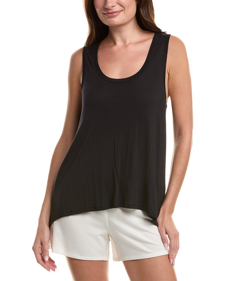 Josie By Josie Natori Josie Natori Sleep Top In Black