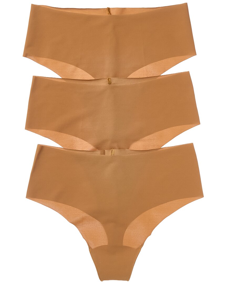 Commando ® 3pk Mid-rise Thong In Brown