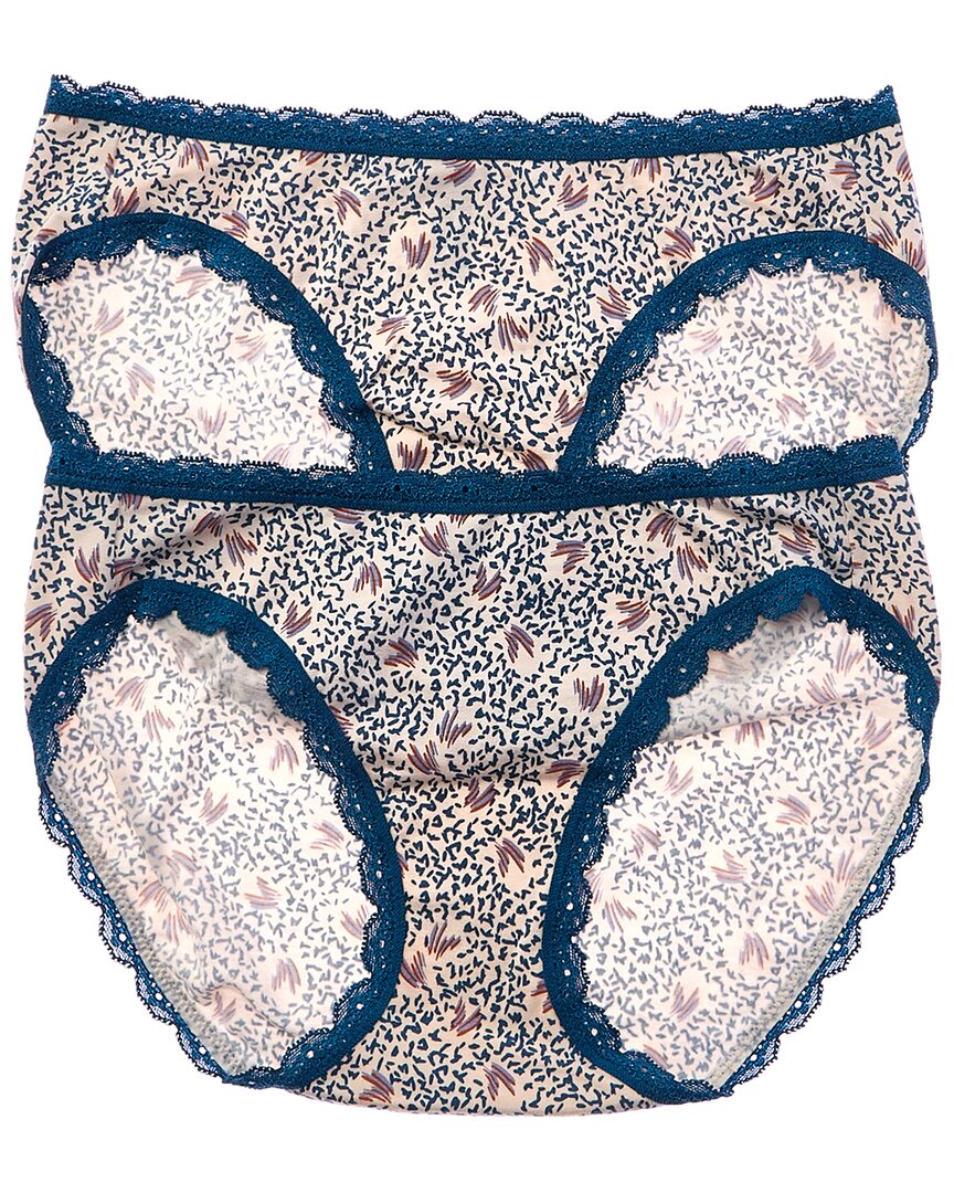 Wacoal B.tempt'd By 2pk Inspired Eyelet Bikini In Multi