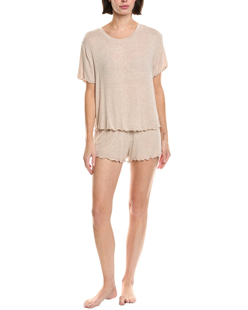 Honeydew 2pc Dreamland Shortie Set In Neutral