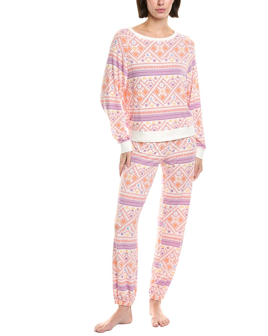 Honeydew 2pc Star Seeker Lounge Set In Pink