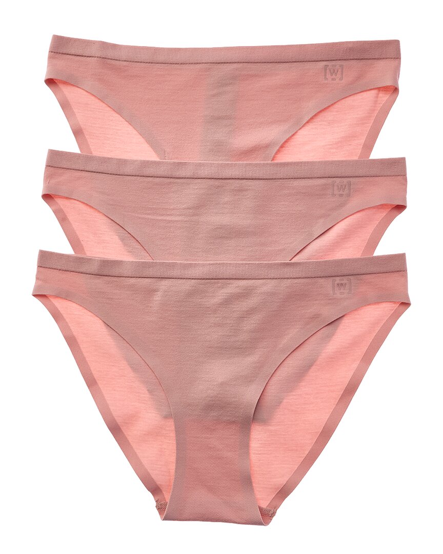 Wolford 3pk Seamless Bikini In Pink