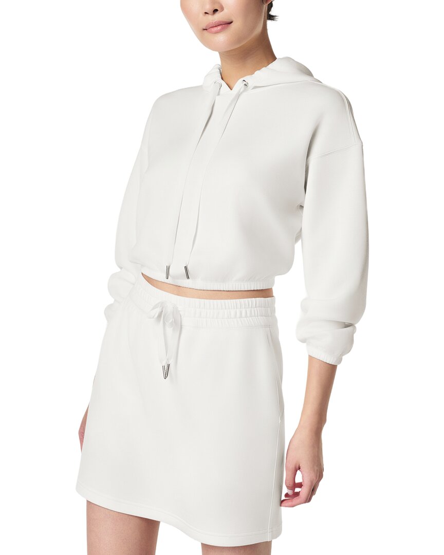 Spanx Air Essentials Cropped Hoodie In White