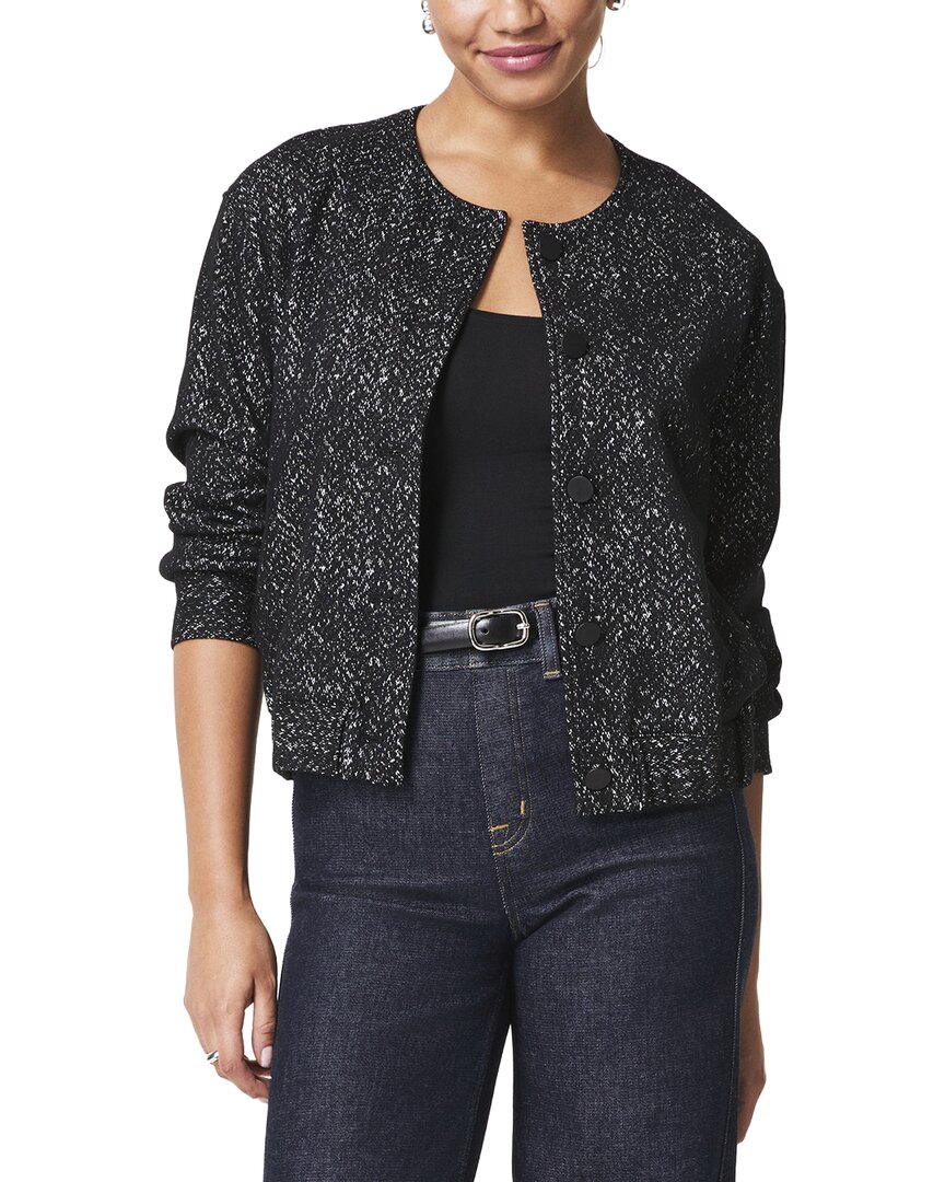 Spanx ® Herringbone Ponte Knit Bomber Jacket In Multi