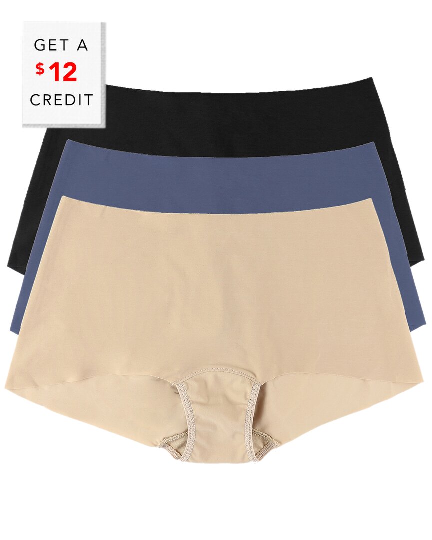 Hanky Panky Breathe Assorted 3-pack Boyshorts