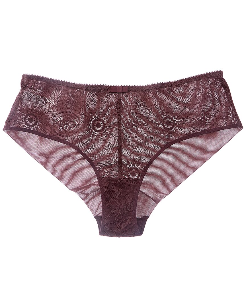 Simone Perele Embleme Boyshort In Burgundy