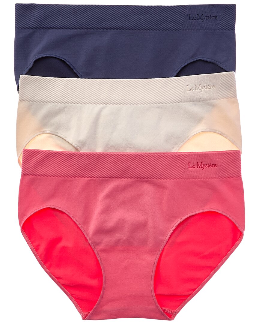 Le Mystere 3pk Seamless Comfort Hipster In Multi
