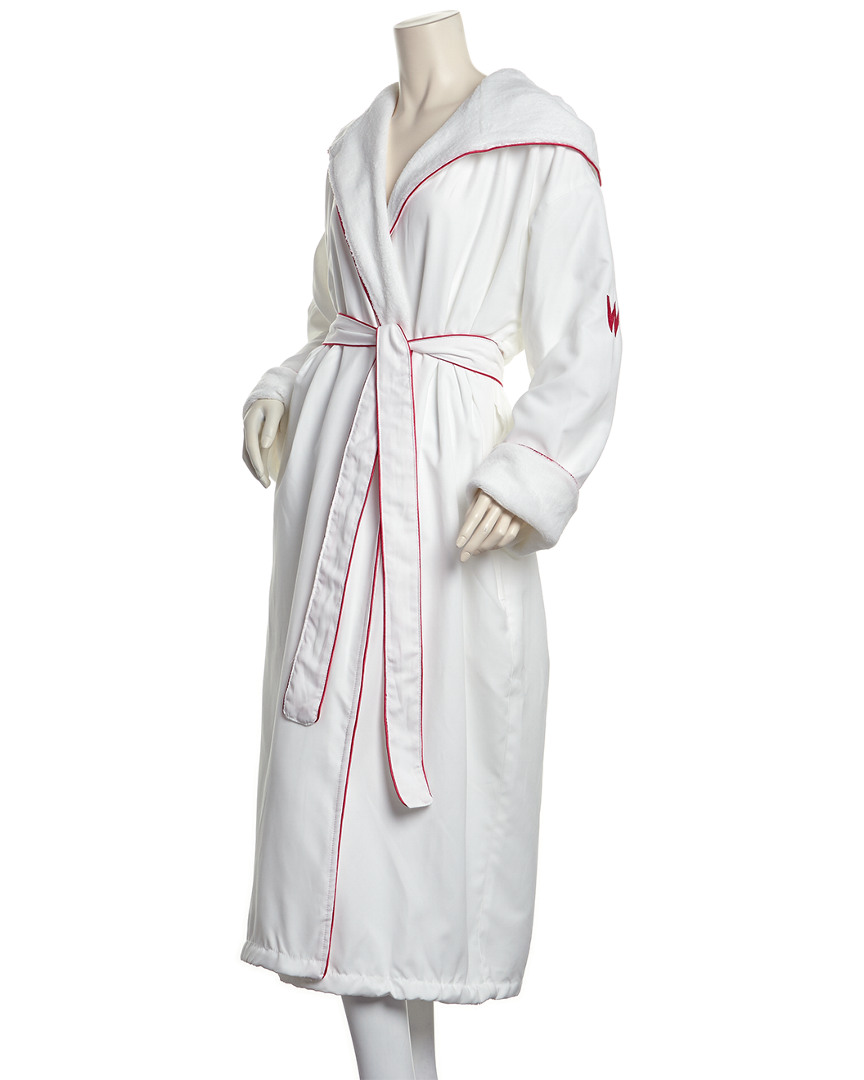 W Hotels Dnu Brand Restriction W Shanghai Pink Trim Microfiber Robe In Nocolor