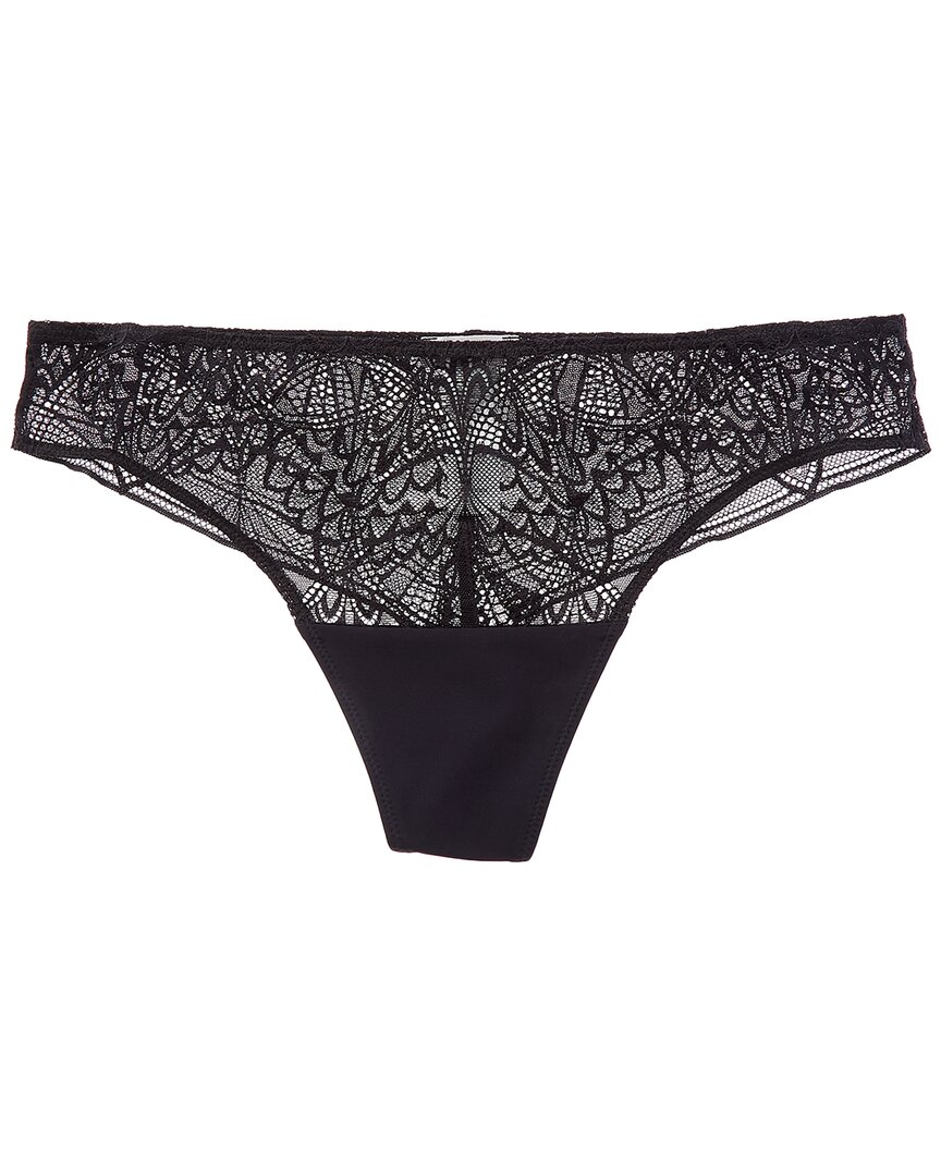 Hanro Holly Lace Brazilian Panty In Black