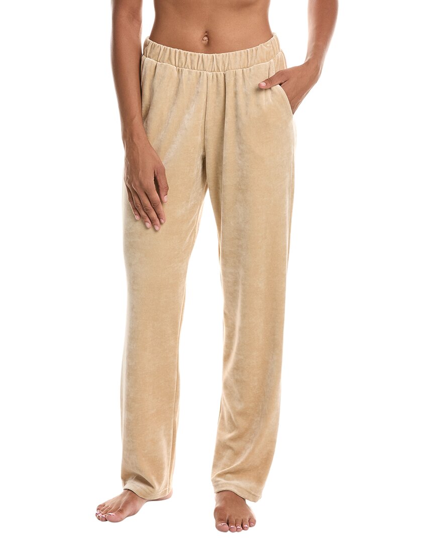 Hanro Favourites Velvet Lounge Pant In Nude
