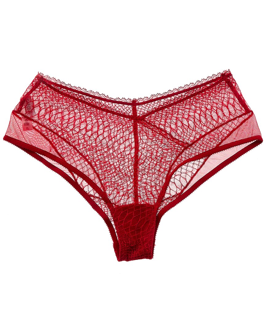 Shop Cosabella Sutra Hotpant In Red