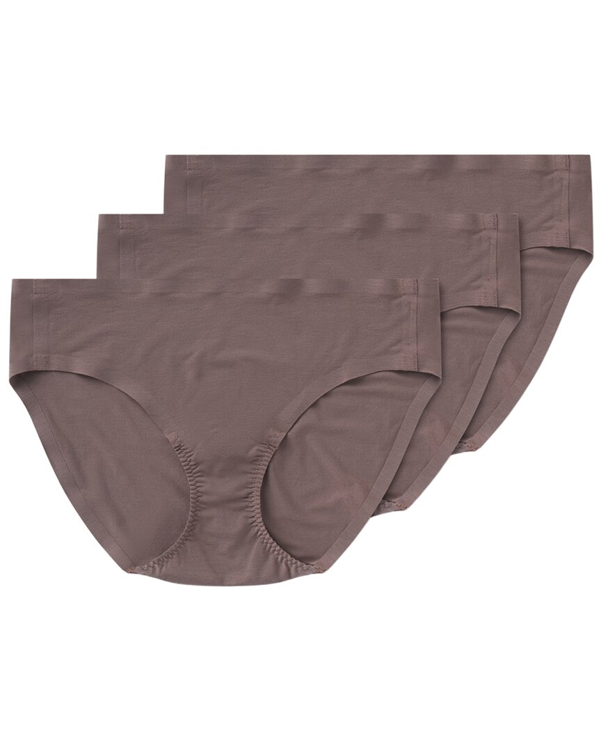 Spanx 3pk Modal Brief In Brown