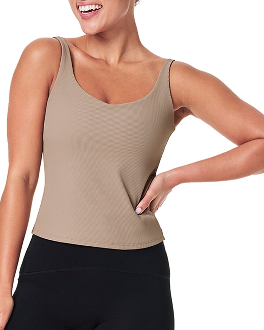 Spanx ® Ribbed 2-in-1 Tank In Neutral