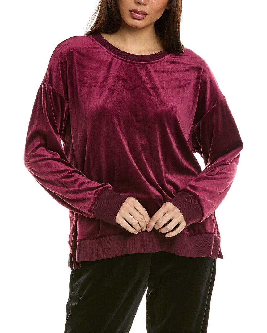 Shop Donna Karan Sleepwear Sleep Top In Purple