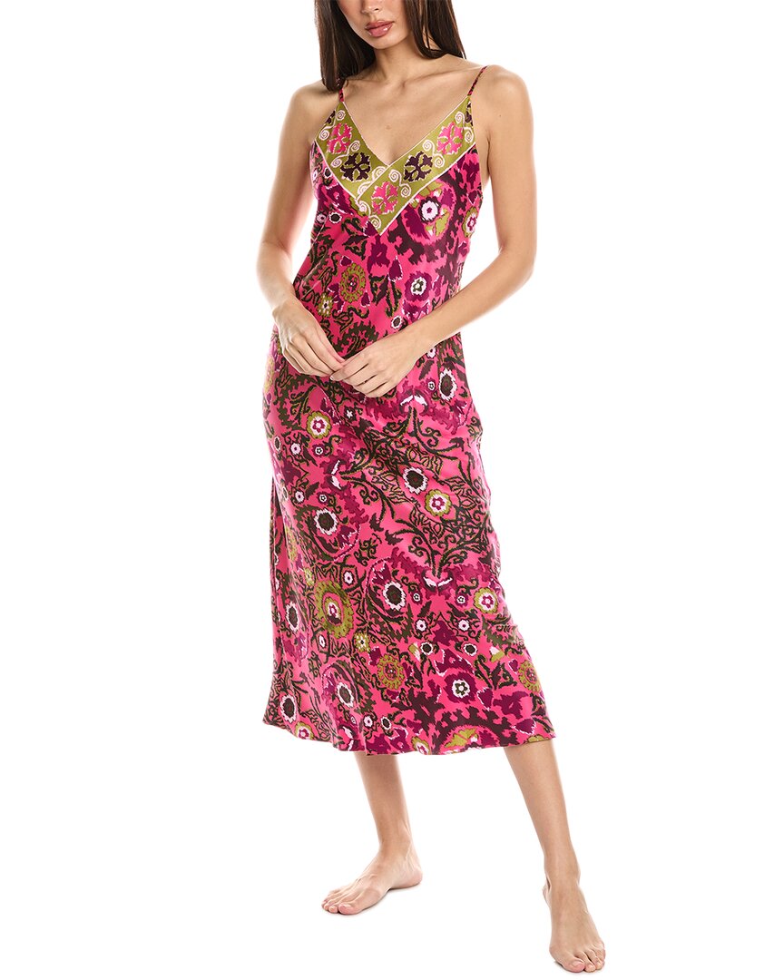 Shop Natori Palazzo Gown In Pink