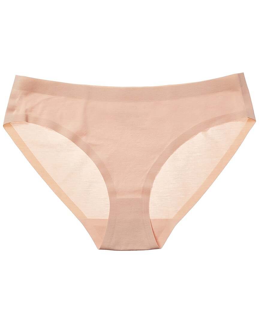 Hanro Invisible Cotton High-cut Brief In Beige